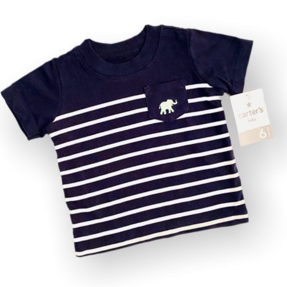 Carter's Striped T-Shirt Boy’s 6 Months NWT